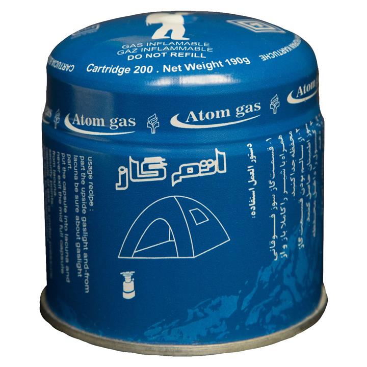 کپسول گاز اتم گاز مدل طارم 190 گرمی Atom Gas Gas Cartridge 190g